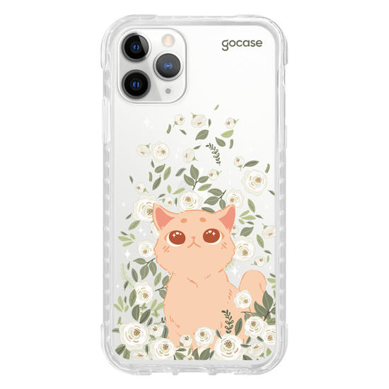 Capinha para celular Capinha Para Celular -  Gato no Campo de Flores