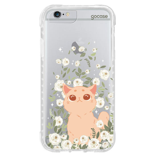 Capinha para celular Capinha Para Celular -  Gato no Campo de Flores