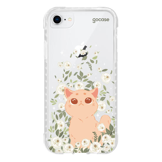 Capinha para celular Capinha Para Celular -  Gato no Campo de Flores