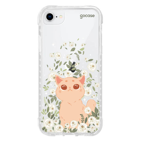 Capinha para celular Capinha Para Celular -  Gato no Campo de Flores