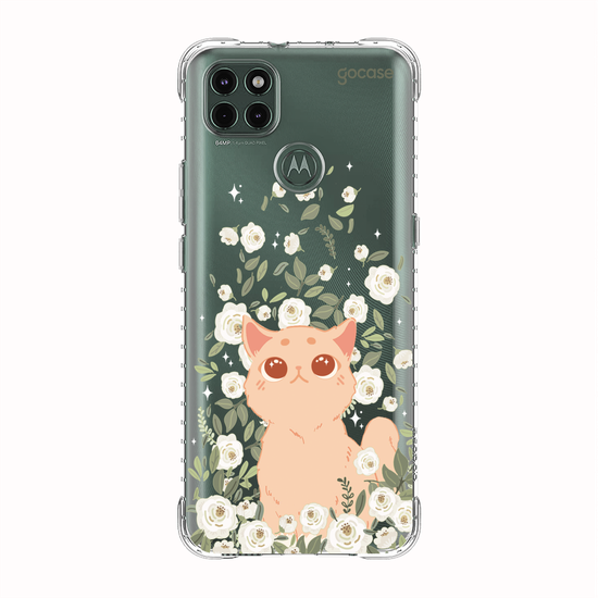 Capinha para celular Capinha Para Celular -  Gato no Campo de Flores