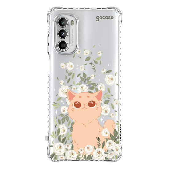 Capinha para celular Capinha Para Celular -  Gato no Campo de Flores