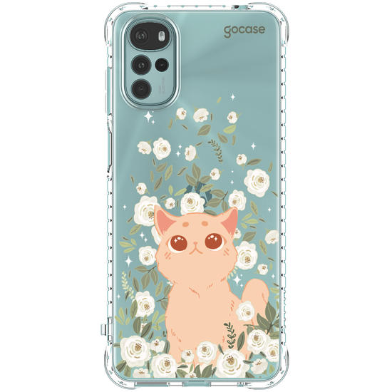 Capinha para celular Capinha Para Celular -  Gato no Campo de Flores