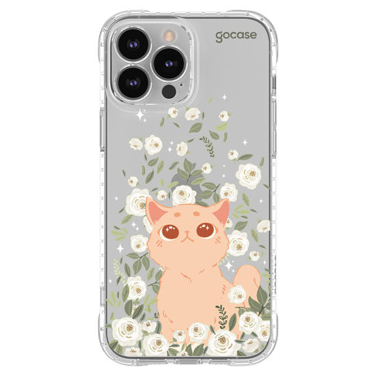 Capinha para celular Capinha Para Celular -  Gato no Campo de Flores