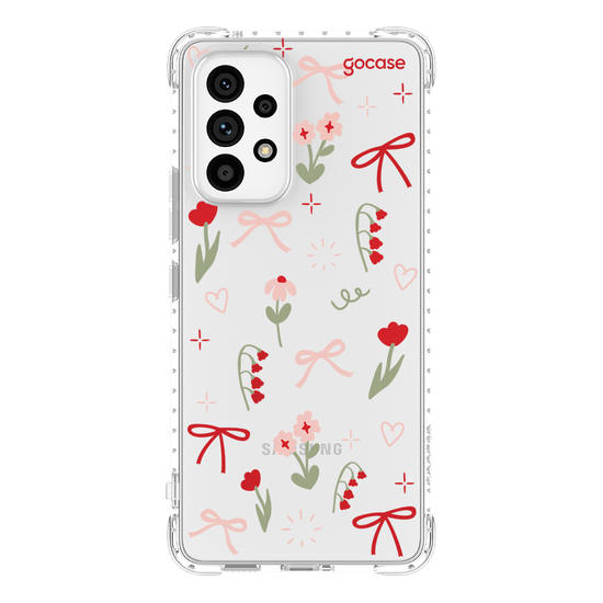 Capinha para celular  Flowers and Bows