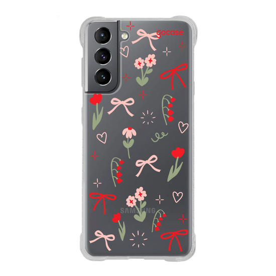 Capinha para celular  Flowers and Bows
