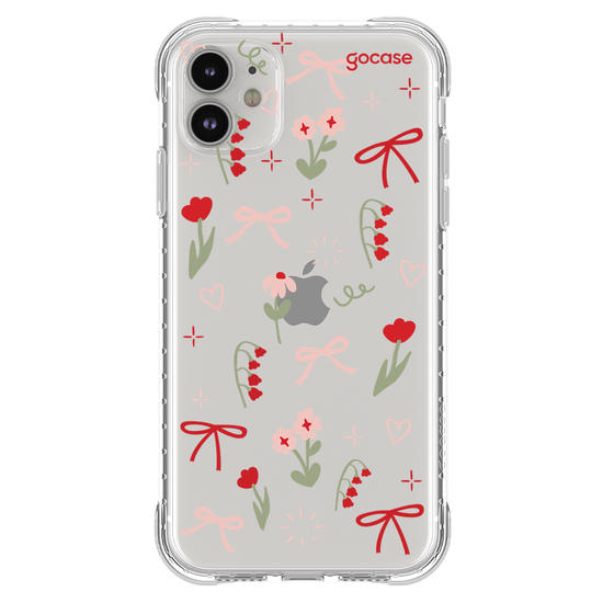 Capinha para celular  Flowers and Bows