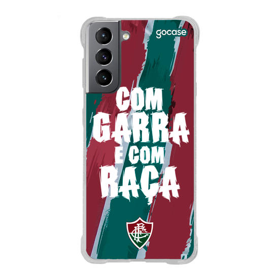 Capinha para celular Fluminense - Com Garra e Com Raça