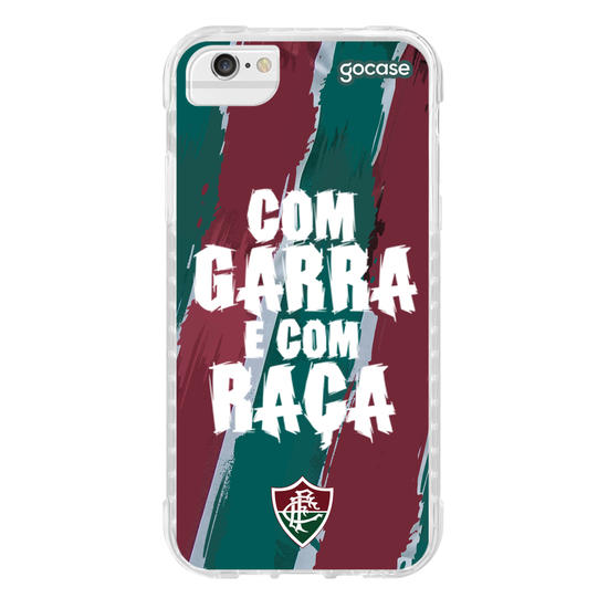 Capinha para celular Fluminense - Com Garra e Com Raça
