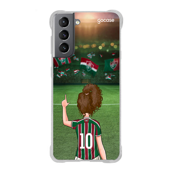 Capinha para celular Fluminense - Garota Torcida Tricolor