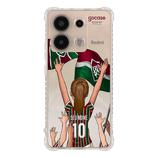 Capinha para celular Fluminense - Garota Tricolor