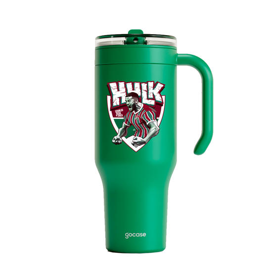 Copo Térmico Life + Ebook - Fluminense - Hulk