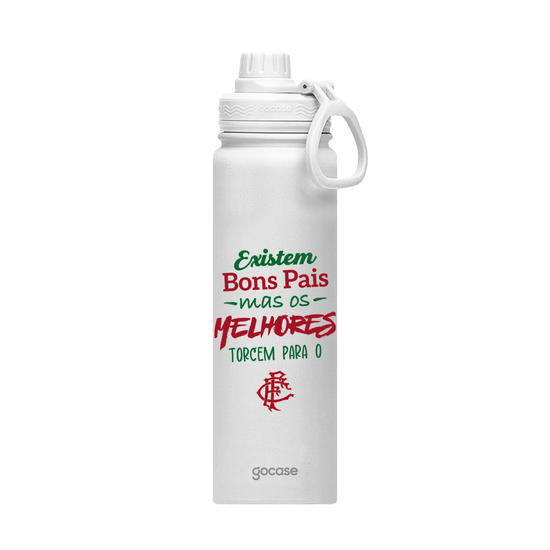 Garrafa Térmica Fresh + Ebook - Fluminense - Melhor pai