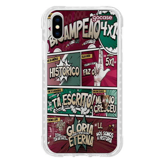Capinha para celular Fluminense - Quadrinhos da Glória Eterna