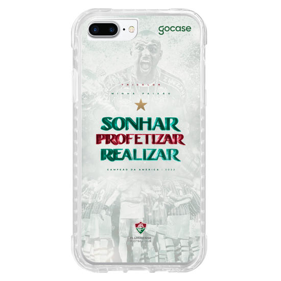 Capinha para celular Fluminense - Sonhar, Profetizar, Realizar