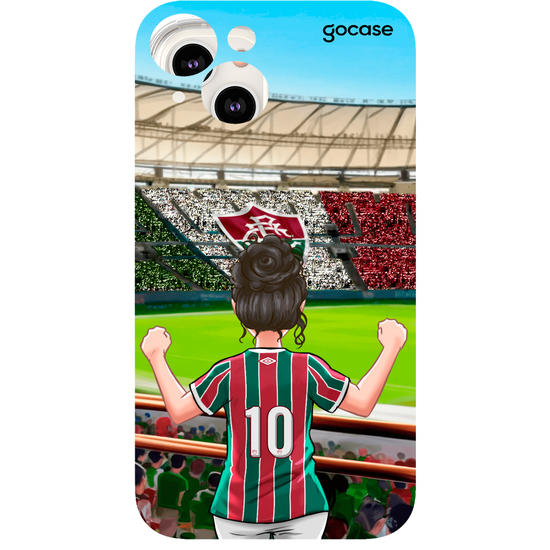 Capinha para celular  Fluminense - Torcedora Vibração Tricolor