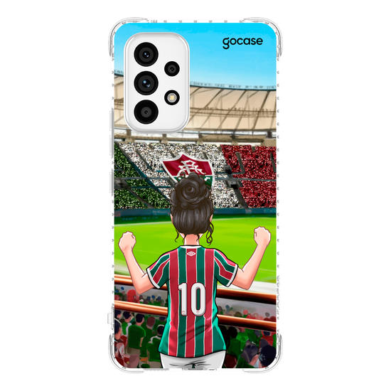 Capinha para celular  Fluminense - Torcedora Vibração Tricolor