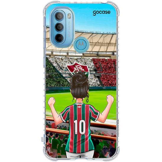 Capinha para celular  Fluminense - Torcedora Vibração Tricolor