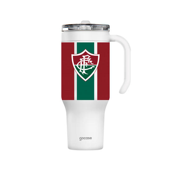 Copo Térmico Life + Ebook - Fluminense - Uniforme 1 2026