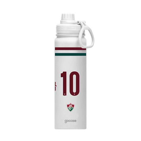 Garrafa Térmica Fresh + Ebook - Fluminense - Uniforme 2 2026 Personalizado
