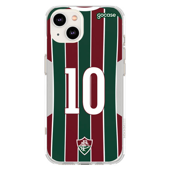 Capinha para celular Fluminense Uniforme 1 2021 Personalizado
