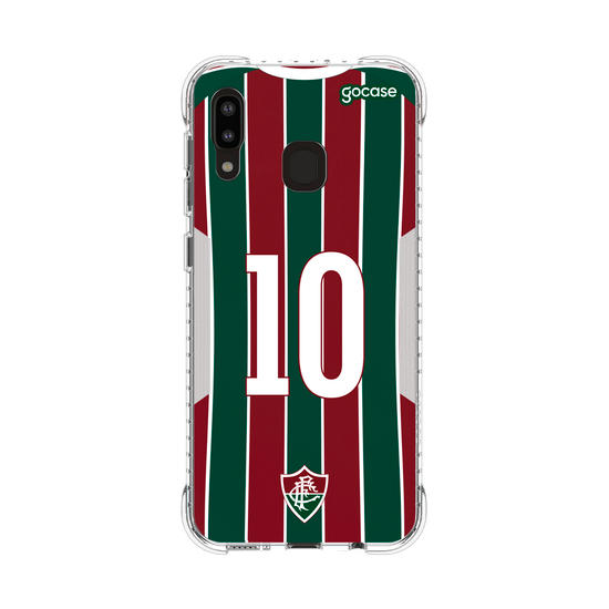 Capinha para celular Fluminense Uniforme 1 2021 Personalizado