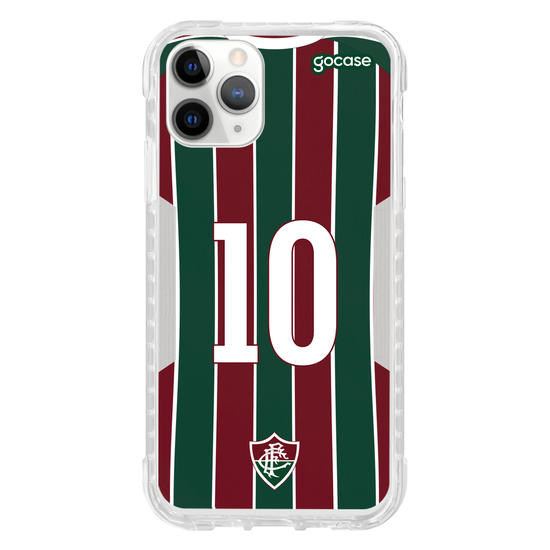Capinha para celular Fluminense Uniforme 1 2021 Personalizado
