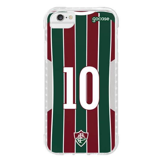Capinha para celular Fluminense Uniforme 1 2021 Personalizado