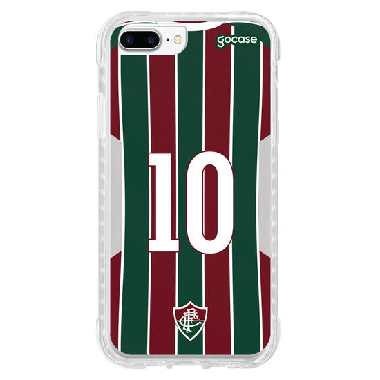 Capinha para celular Fluminense Uniforme 1 2021 Personalizado