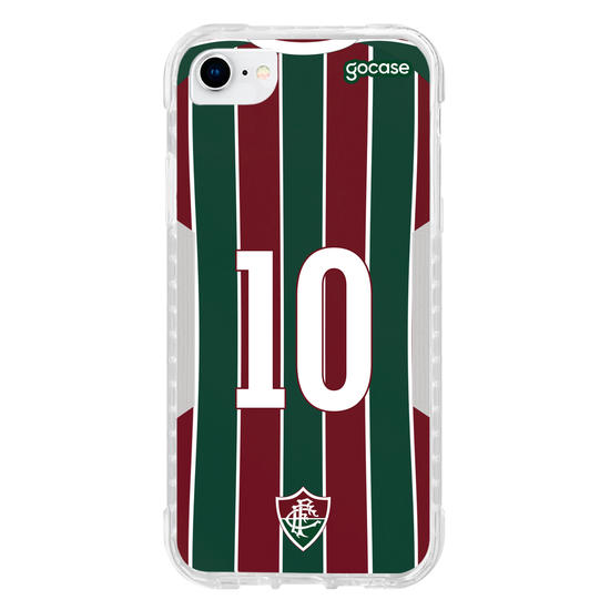 Capinha para celular Fluminense Uniforme 1 2021 Personalizado