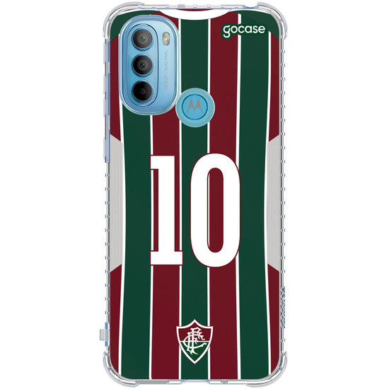 Capinha para celular Fluminense Uniforme 1 2021 Personalizado