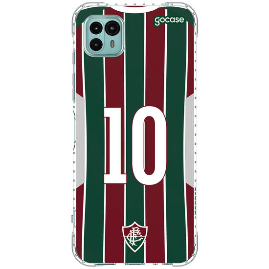 Capinha para celular Fluminense Uniforme 1 2021 Personalizado