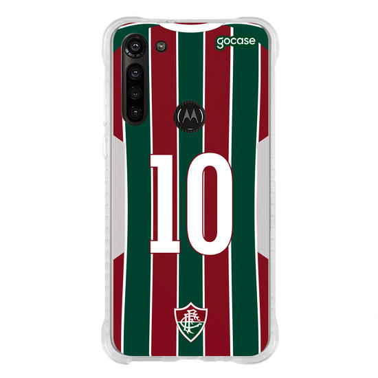 Capinha para celular Fluminense Uniforme 1 2021 Personalizado