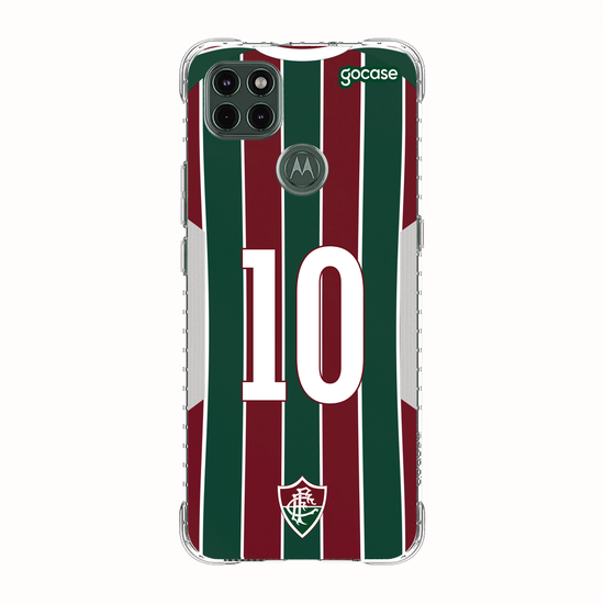 Capinha para celular Fluminense Uniforme 1 2021 Personalizado