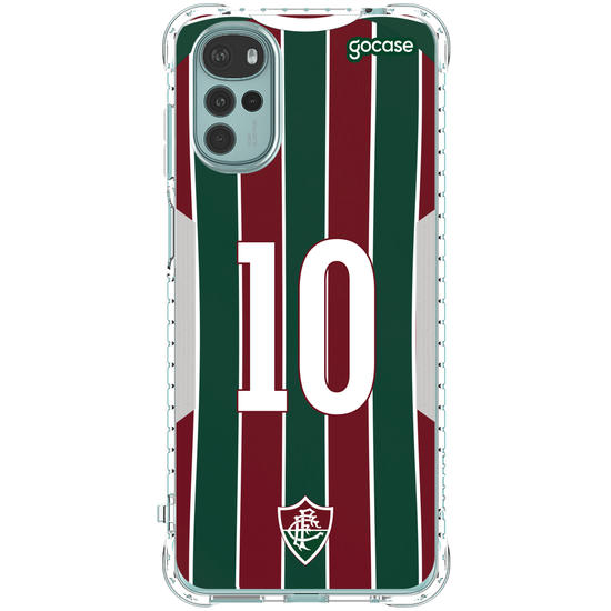 Capinha para celular Fluminense Uniforme 1 2021 Personalizado