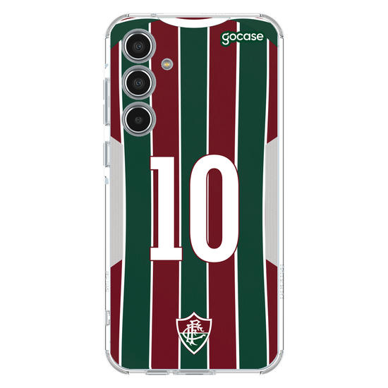 Capinha para celular Fluminense Uniforme 1 2021 Personalizado