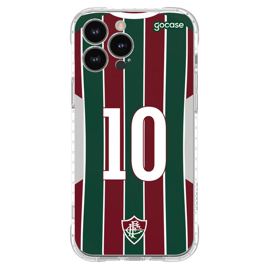 Capinha para celular Fluminense Uniforme 1 2021 Personalizado