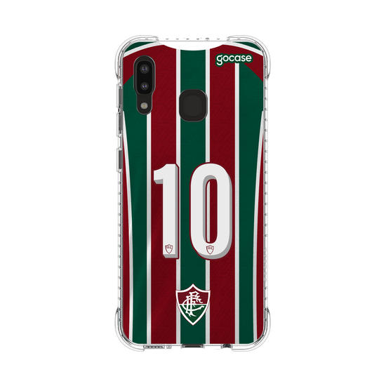 Capinha para celular Fluminense - Uniforme 1 2022 Personalizado