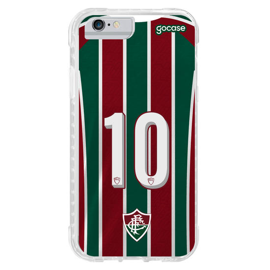 Capinha para celular Fluminense - Uniforme 1 2022 Personalizado