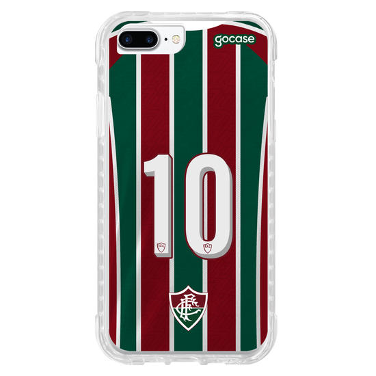Capinha para celular Fluminense - Uniforme 1 2022 Personalizado