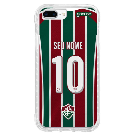 Capinha para celular Fluminense - Uniforme 1 2022 Personalizado
