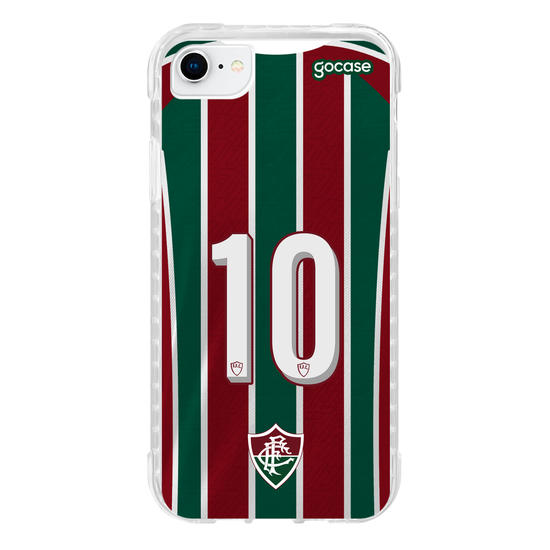 Capinha para celular Fluminense - Uniforme 1 2022 Personalizado