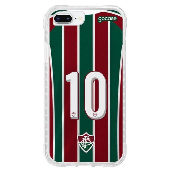 Capinha para celular Fluminense - Uniforme 1 2022 Personalizado