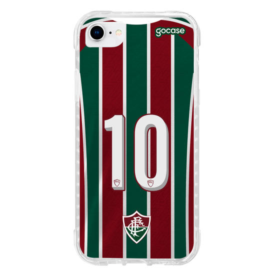 Capinha para celular Fluminense - Uniforme 1 2022 Personalizado