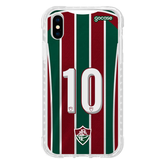 Capinha para celular Fluminense - Uniforme 1 2022 Personalizado