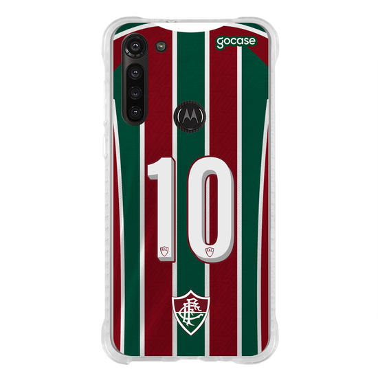 Capinha para celular Fluminense - Uniforme 1 2022 Personalizado