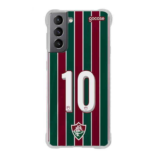 Capinha para celular Fluminense - Uniforme 1 2023 Personalizado