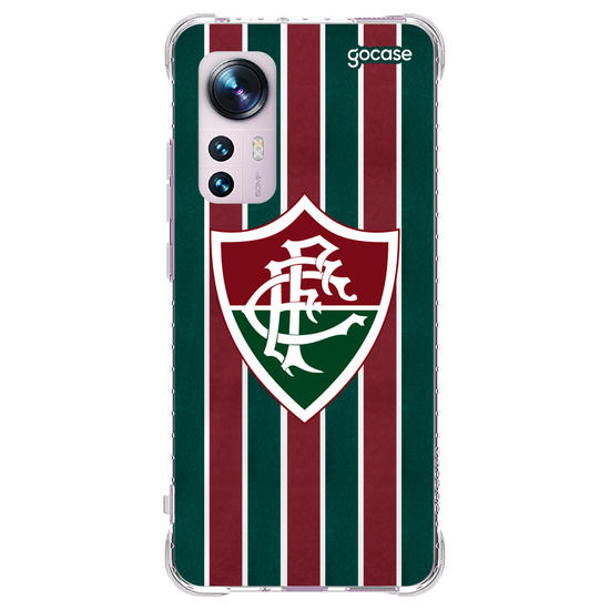 Capinha para celular  Fluminense - Uniforme 1 2024 Escudo