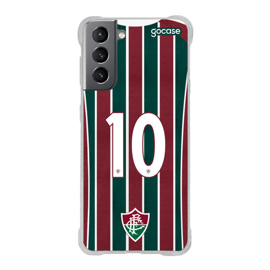 Capinha para celular  Fluminense - Uniforme 1 2024 Personalizado