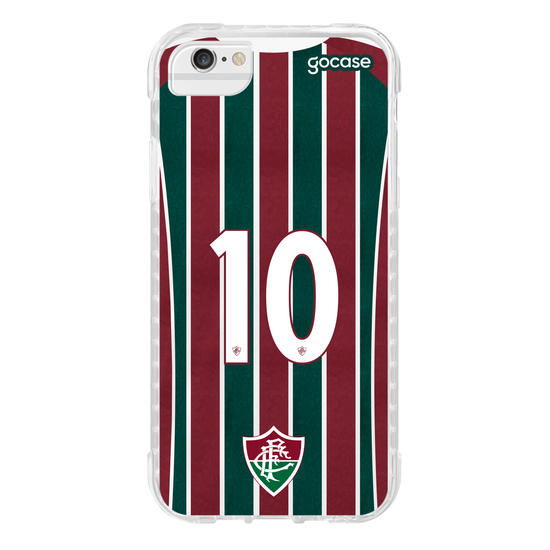Capinha para celular  Fluminense - Uniforme 1 2024 Personalizado